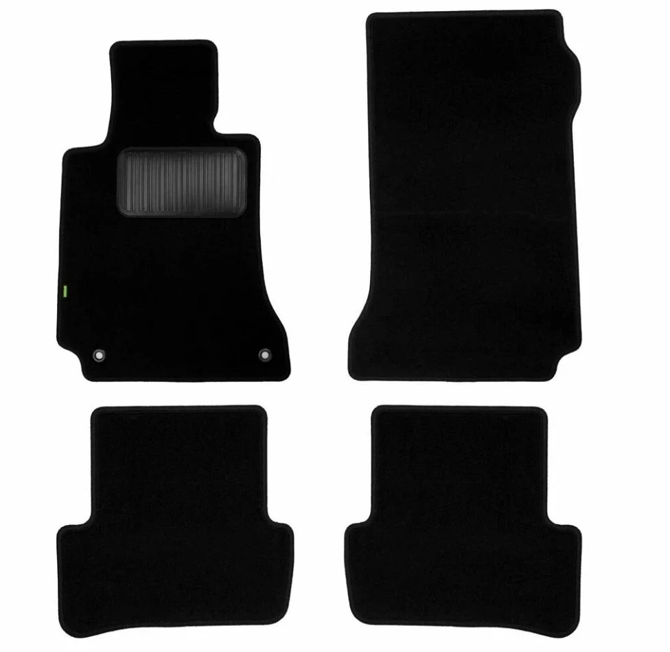 Коврики в салон текстиль Klever Standard 4 шт для Mercedes-Benz C-Класс III (W204) Черный Klever KLEVER023439101210kh