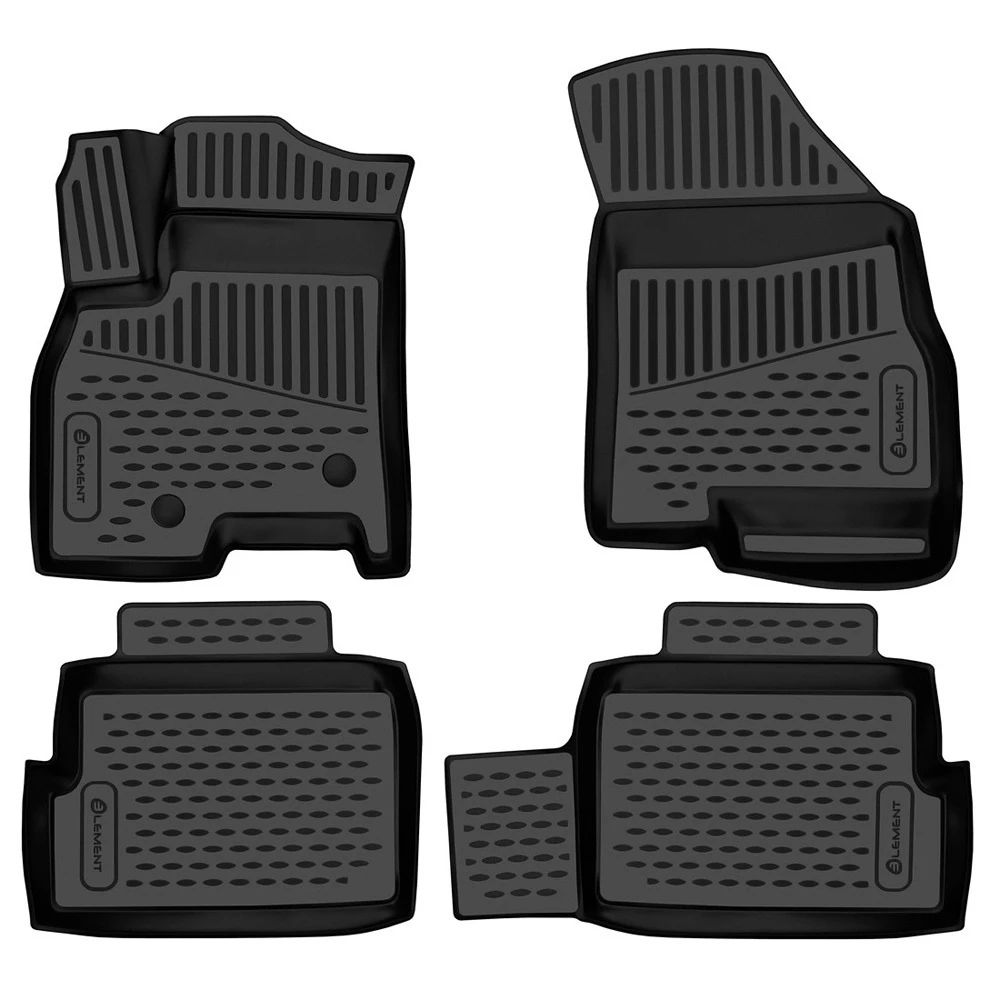 Коврики 3D в салон полиуретан 4 шт. для Xcite X-Cross 7 I Черный