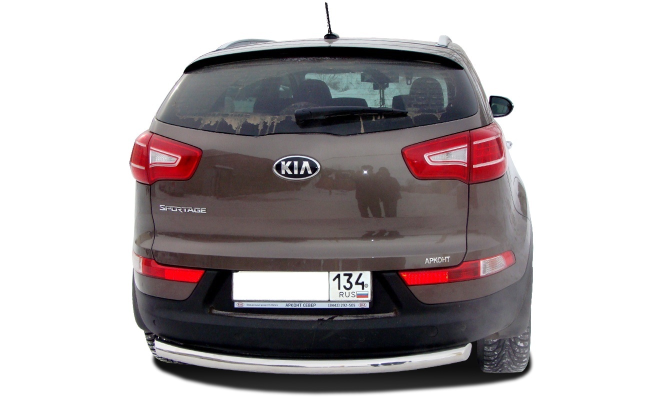 Защита заднего бампера d60 мм для Kia Sportage III