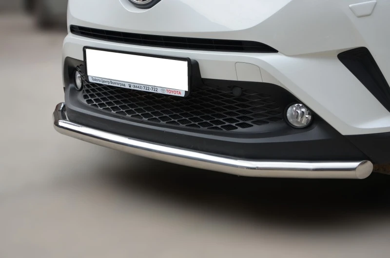 Защита переднего бампера d60 мм для Toyota C-HR I Рестайлинг  Юко TCHR.18.01