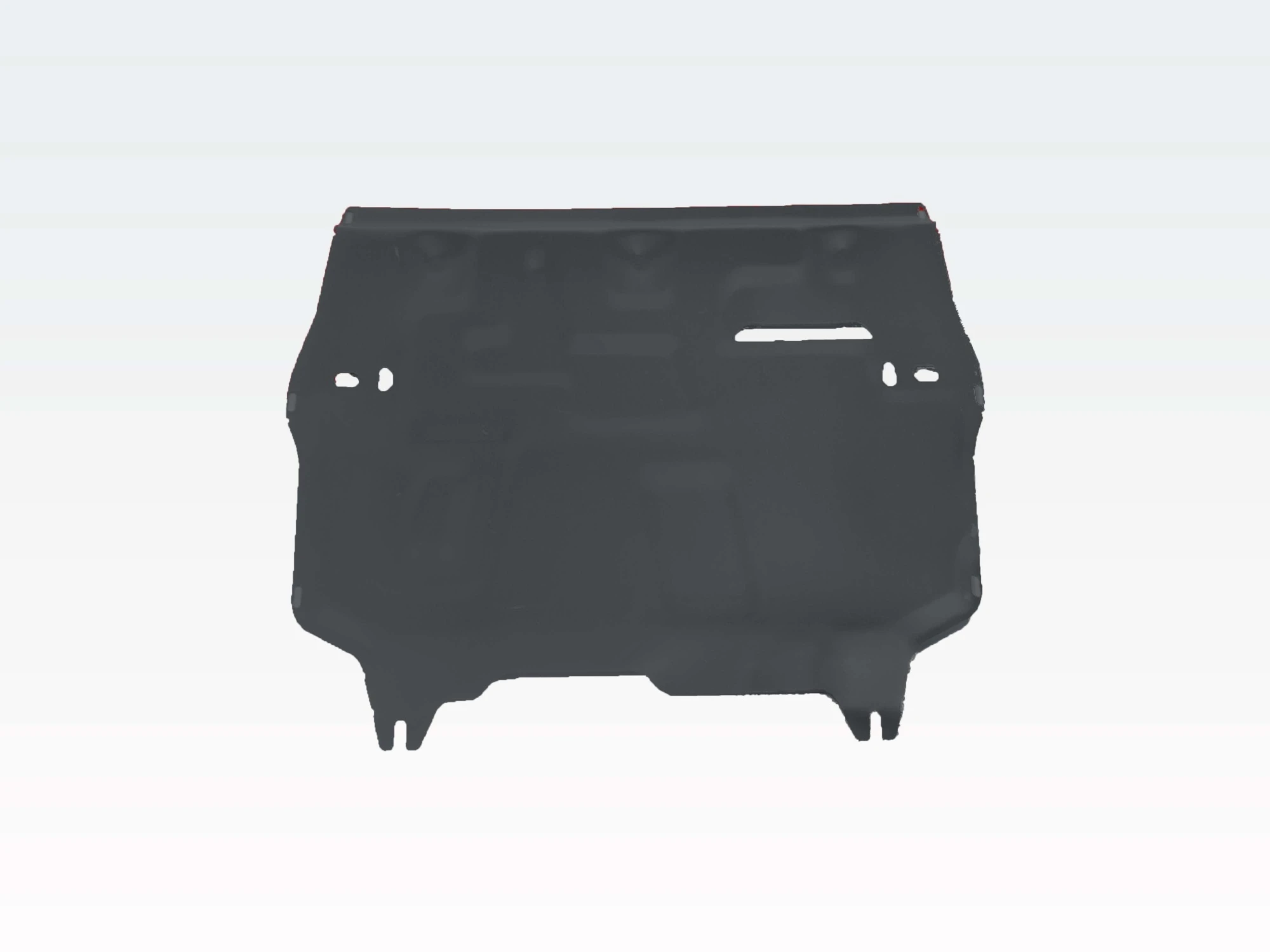 Защита картера и КПП для Audi A1 I (8X) Черный Alfeco ALF3038ST