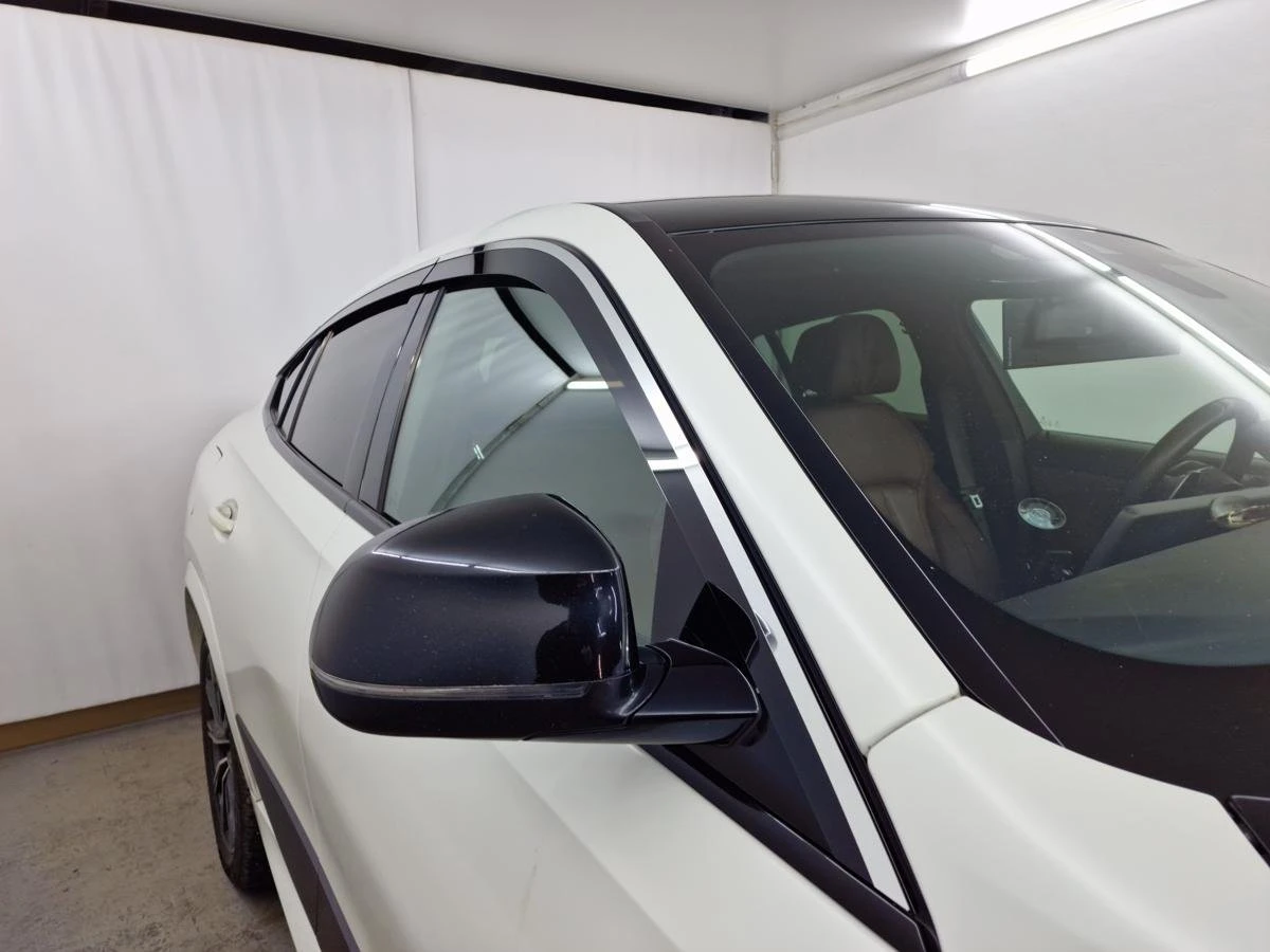 Дефлекторы окон 2D с хром накладками 6 шт. под наклоном для BMW X6 III (G06)