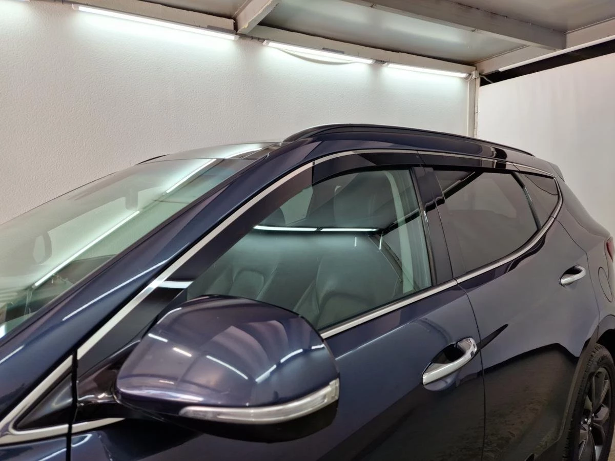 Дефлекторы окон с хром накладками 2D 6 шт для Hyundai Santa Fe III