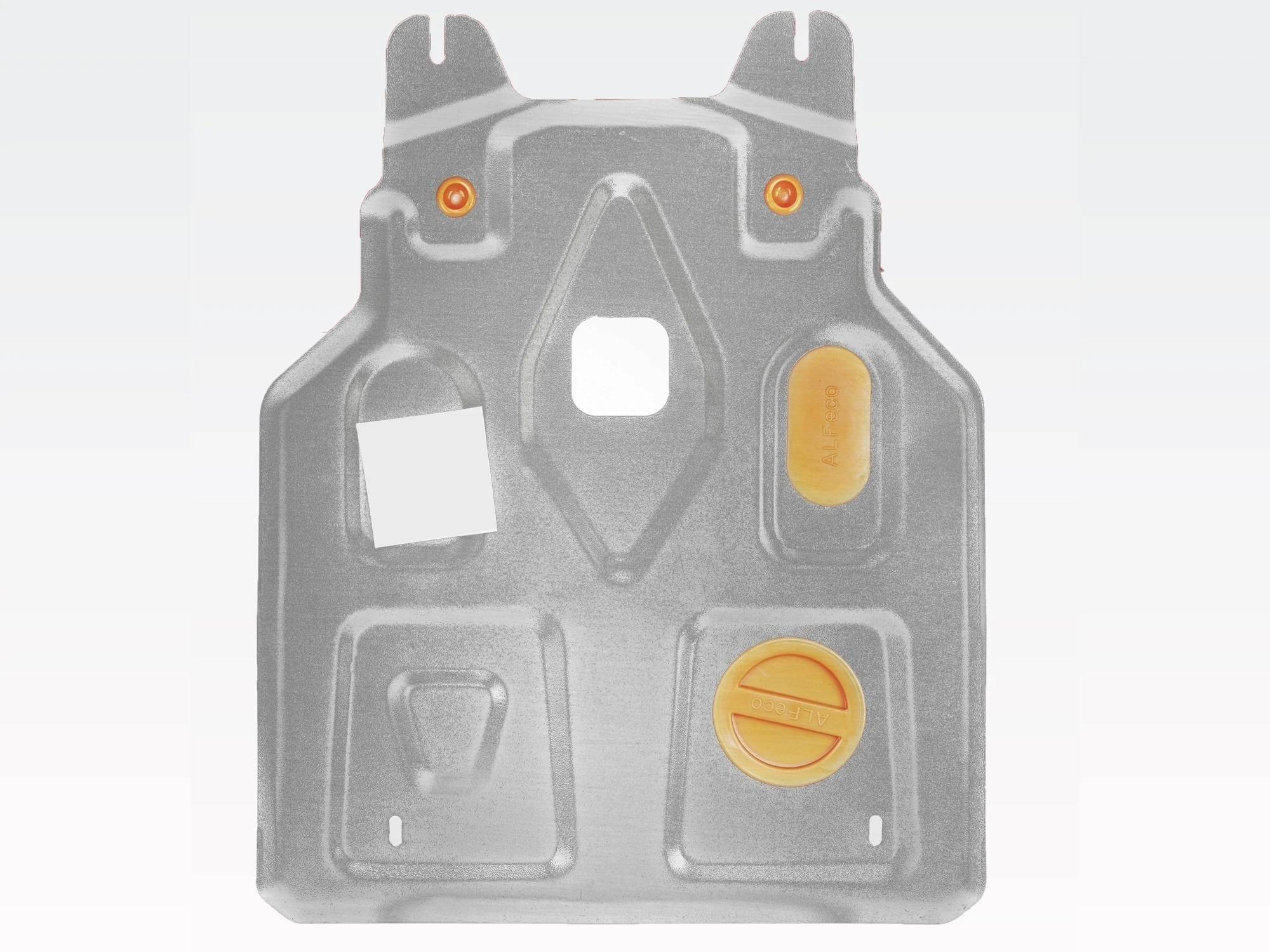 Защита картера и КПП для Honda Fit II Черный Alfeco ALF0914AL4