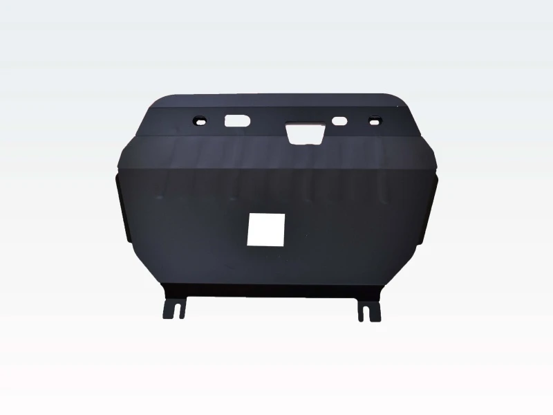 Защита картера и КПП для Toyota Vellfire I Черный Alfeco ALF2462ST