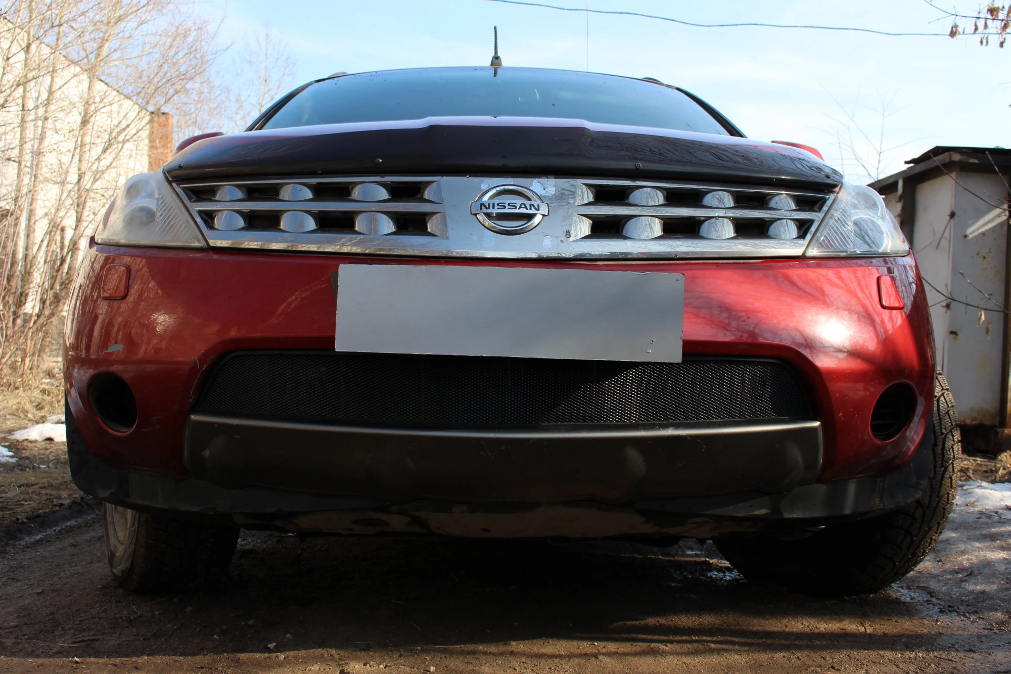 Защитная сетка радиатора для Nissan Murano I (Z50)