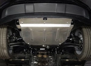 Защита картера и КПП для Volkswagen Teramont I  ТСС ZKTCC00361