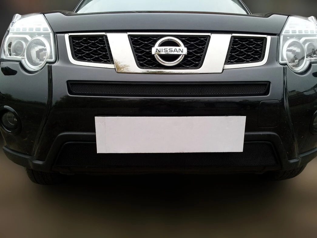 Комплект сеток black низ и середина для Nissan X-Trail II Рестайлинг