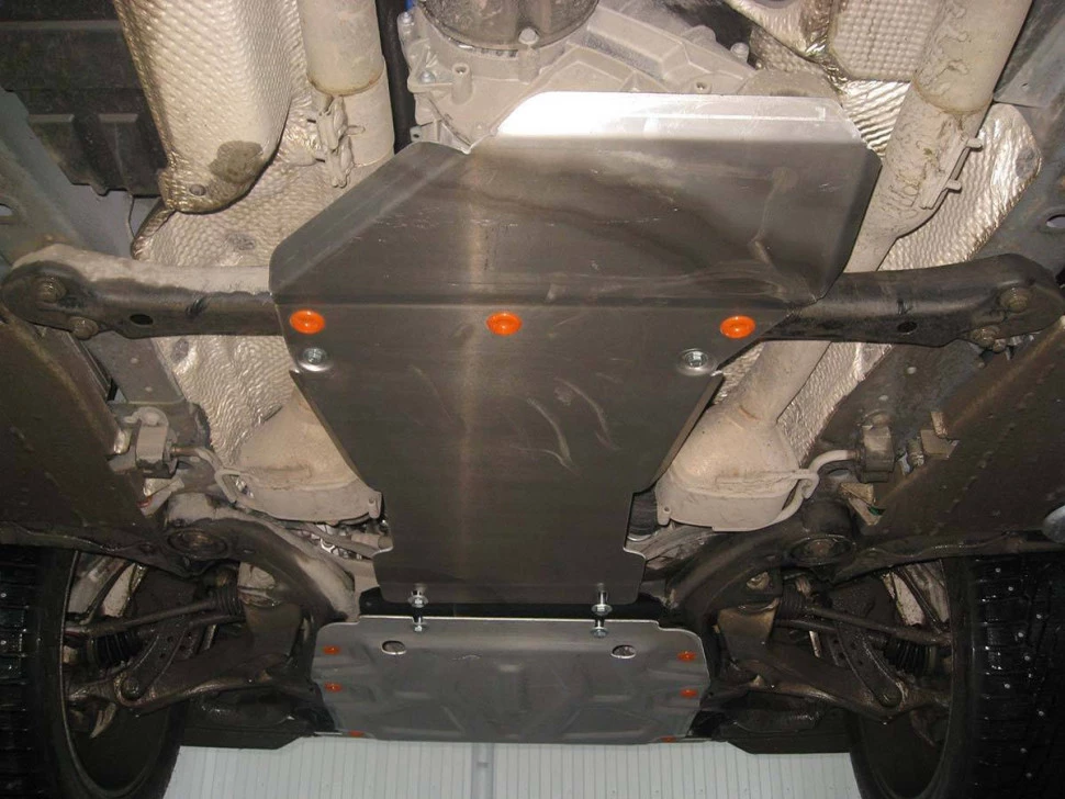 Защита КПП для Porsche Cayenne II Рестайлинг (958)  Alfeco ALF5003AL