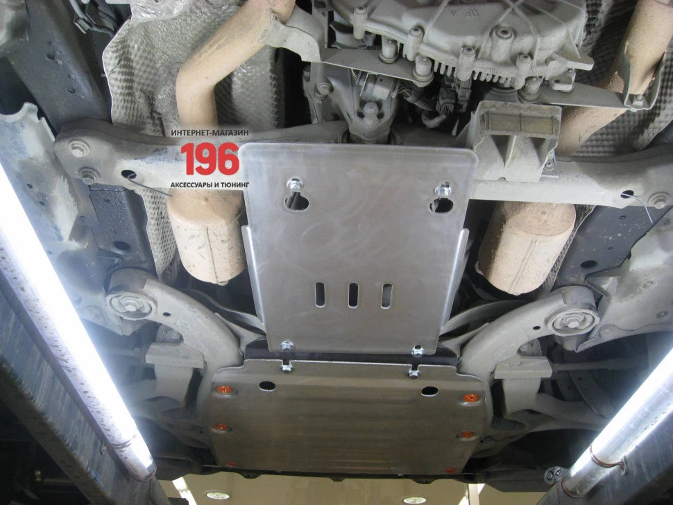 Защита КПП для Porsche Cayenne I Рестайлинг (957)