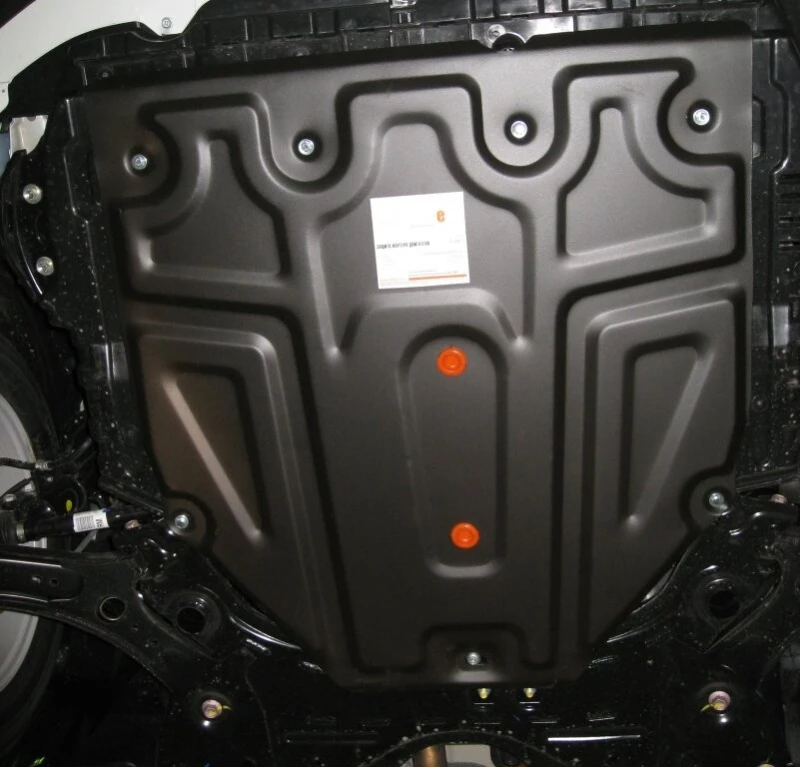 Защита картера и КПП (малая) для Suzuki SX4 I (Classic) Черный Alfeco ALF2306ST