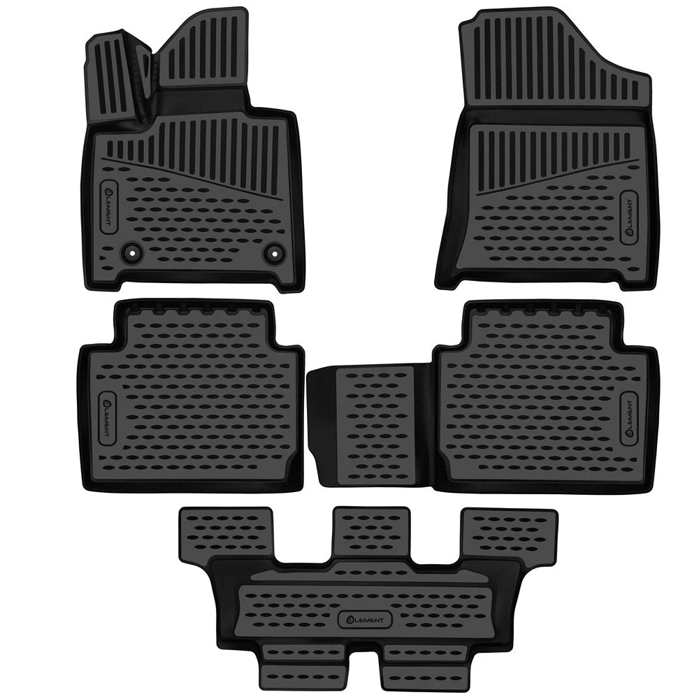 Коврики 3D в салон полиуретан 5 шт. для Hyundai Santa Fe V (MX5)