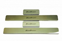 Накладки на пороги из нержавеющей стали 4шт. для Ford EcoSport II Рестайлинг