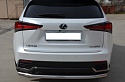 Защита заднего бампера d60 мм для Lexus NX I Рестайлинг