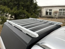 Экспедиционный багажник на крышу кунга серебрянный для JAC T9 I 