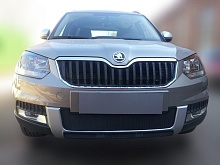 Комплект сеток black низ и центр для Skoda Yeti I Рестайлинг