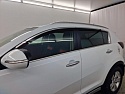 Дефлекторы окон с хром накладками 2D 4 шт для Kia Sportage III