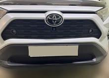 Комплект сеток black верх с парктроником и камерой и низ для Toyota RAV4 V (XA50)