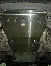 Защита радиатора, редуктора переднего моста, КПП и РК (4 части) для Mitsubishi Pajero Sport II