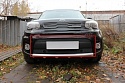 Защитная сетка радиатора низ 2 части с парктроником для Kia Soul II Рестайлинг