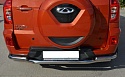 Защита заднего бампера угловая большая d60 мм для Chery Tiggo 3 I