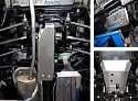 Защиты комплект (картер и КПП, задний дифференциал, бак) для Nissan Terrano III (D10)