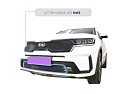 Защитная сетка радиатора низ, с ПТФ для Kia Sorento IV