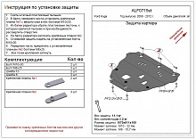 Защита картера и КПП для Ford Kuga I