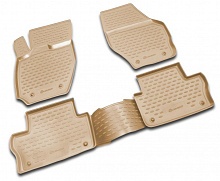 Коврики в салон полиуретан 4шт для Volvo S60 I Рестайлинг