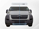 Защитная сетка радиатора низ для Citroen Jumper  II