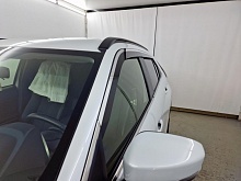 Дефлекторы окон 2D с хром накладками 4 шт. для Mitsubishi Eclipse Cross I Рестайлинг