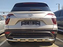 Защита заднего бампера с перемычками d60/42 мм для Hyundai Creta II