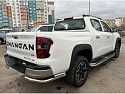 Защита заднего бампера угловая двойная d60/42 мм для Changan HUNTER PLUS