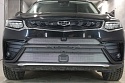 Комплект сеток chrome верх с камерой и низ для Geely Tugella I