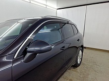 Дефлекторы окон 2D с хром накладками 6 шт. для Porsche Cayenne II Рестайлинг (958)