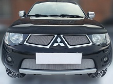 Комплект сеток chrome верх и низ для Mitsubishi L200 IV