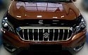 Дефлектор капота темный для Suzuki SX4 II (S-Cross) Рестайлинг
