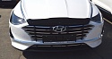 Дефлектор капота темный для Hyundai Sonata VIII (DN8) Рестайлинг