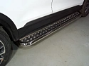 Пороги с площадкой 60,3 мм для Geely Coolray I