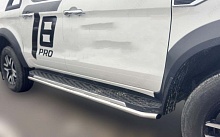Пороги труба d42 мм для JAC T8 PRO
