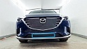 Зимняя заглушка радиатора на стяжке низ для Mazda CX-9 II Рестайлинг