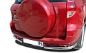 Защита заднего бампера угловая d60 мм для Toyota RAV4 III (XA30)