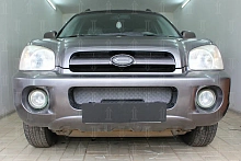 Защитная сетка радиатора низ для Hyundai Santa Fe I