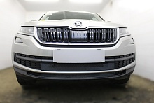 Комплект сеток black верх и низ 2 части для Skoda Kodiaq I