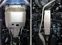 Защиты комплект (картер, задний дифференциал) для Subaru Forester IV Рестайлинг