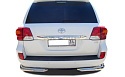 Защита заднего бампера угловая d76 мм для Toyota Land Cruiser 200 Series Рестайлинг 1