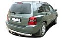 Защита заднего бампера d60 мм для Toyota Highlander I (U20) Рестайлинг