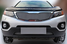 Комплект сеток chrome верх и низ для Kia Sorento II