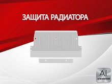 Защита радиатора для Hyundai Terracan I Рестайлинг