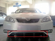 Защитная сетка радиатора низ для Daewoo Gentra II